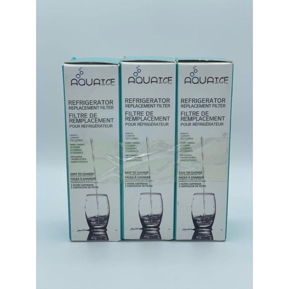 Aquaice 3 pack Factory Sealed Open Box, For LT1000P